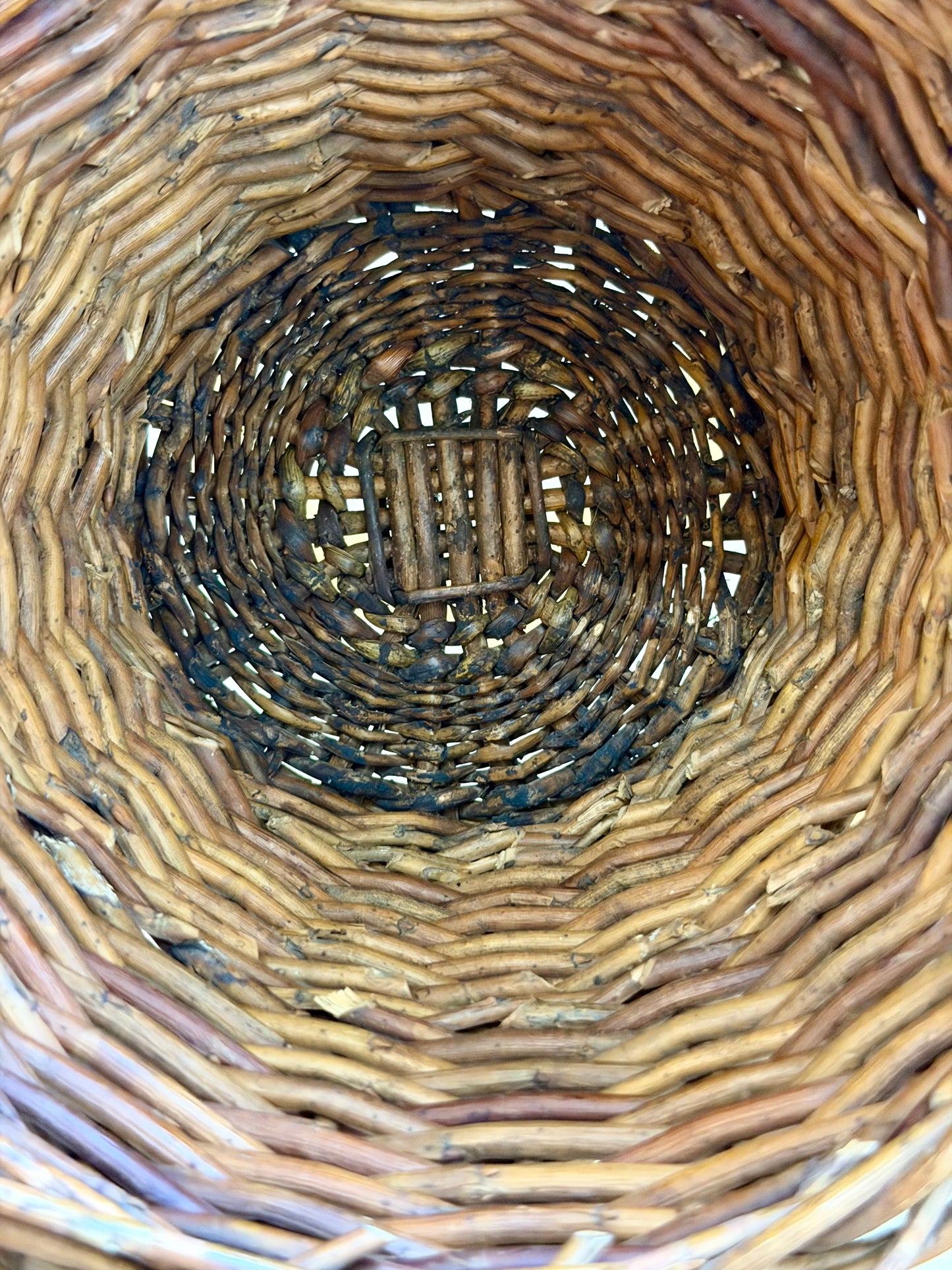 willow basket planter