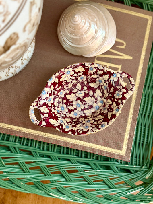 "Brocade" by Lord Nelson chintz handled bowl