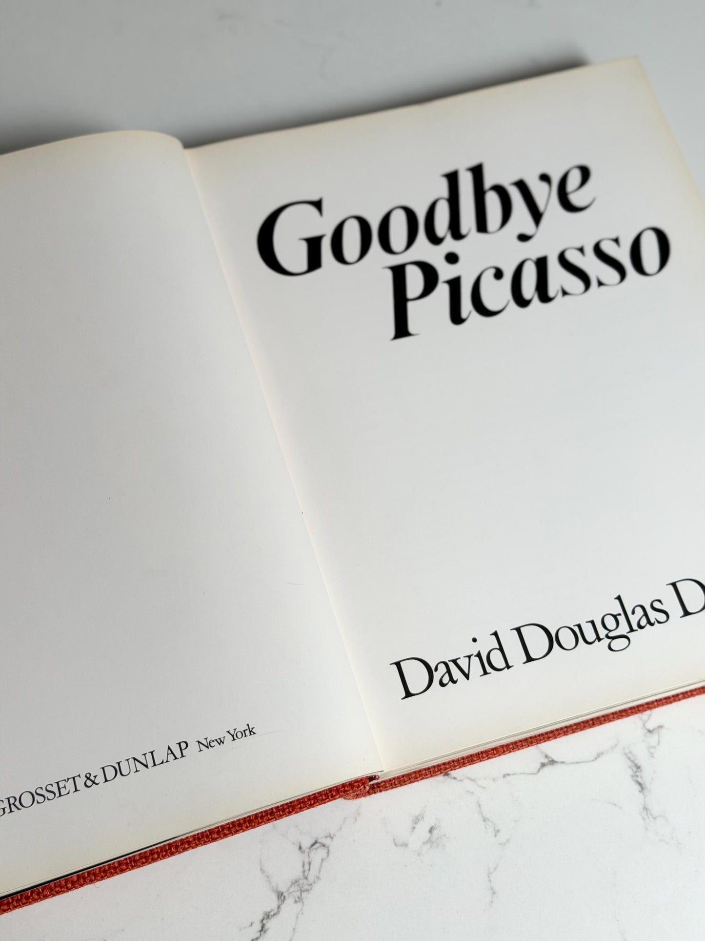 Goodbye Picasso - First Edition vintage art book
