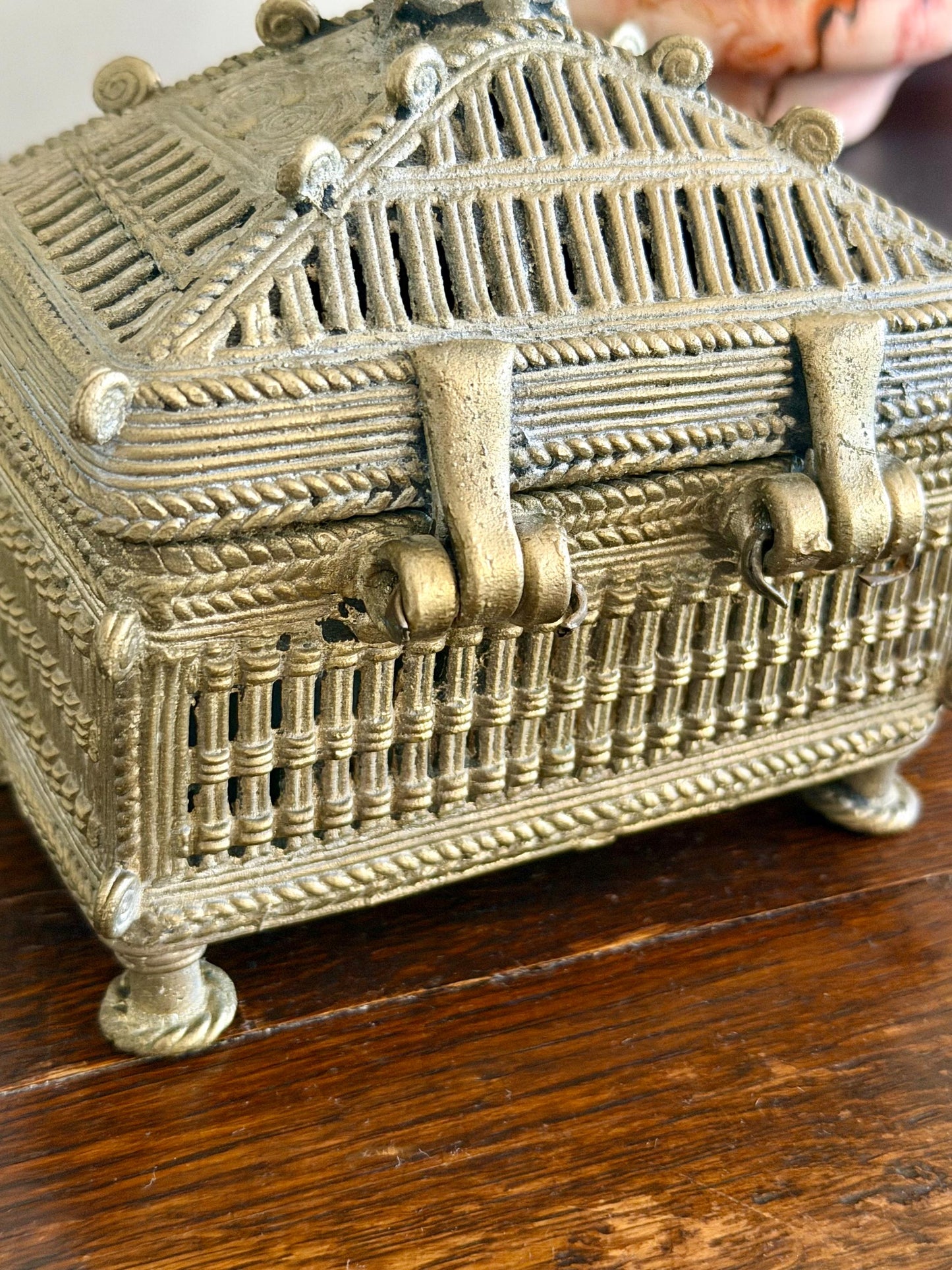 Indian dhokra sandook box