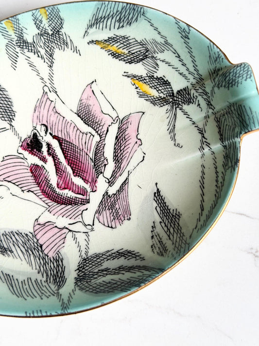 antique Royal Winton Grimwades hand painted dish
