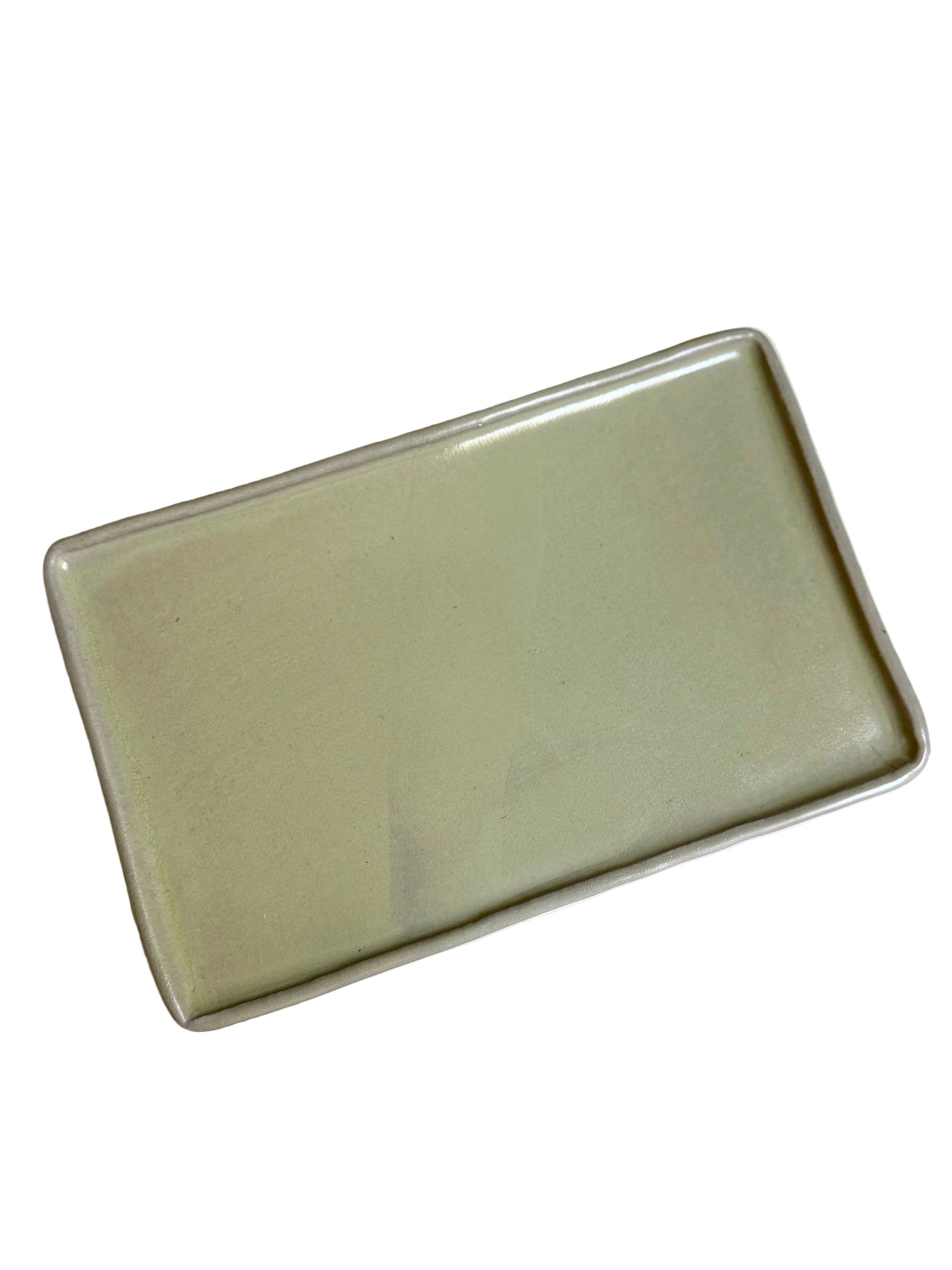 handmade sea green vanity tray
