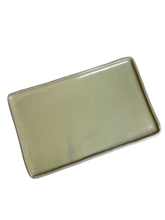handmade sea green vanity tray