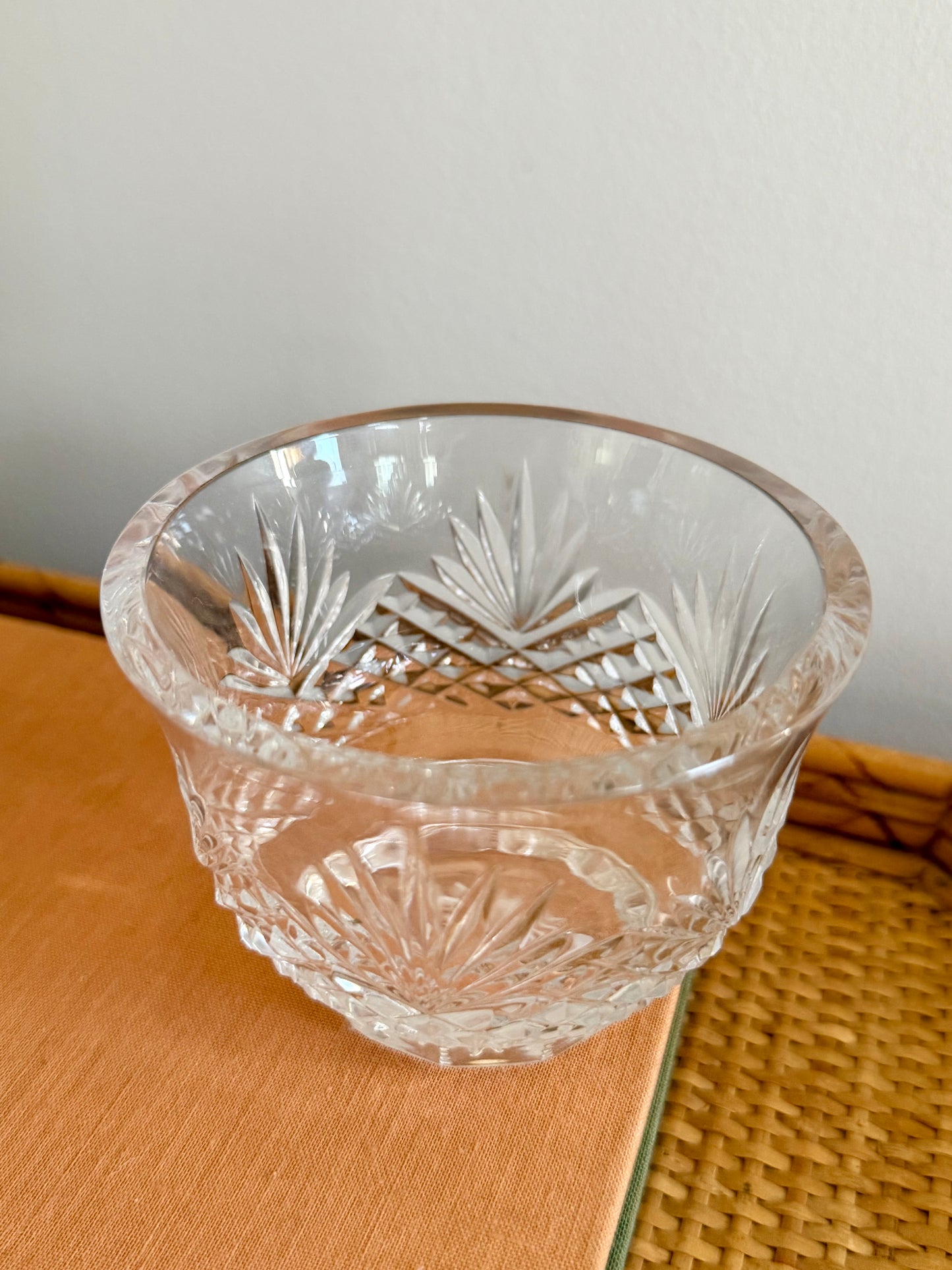 Wedgwood Majesty crystal footed bowl
