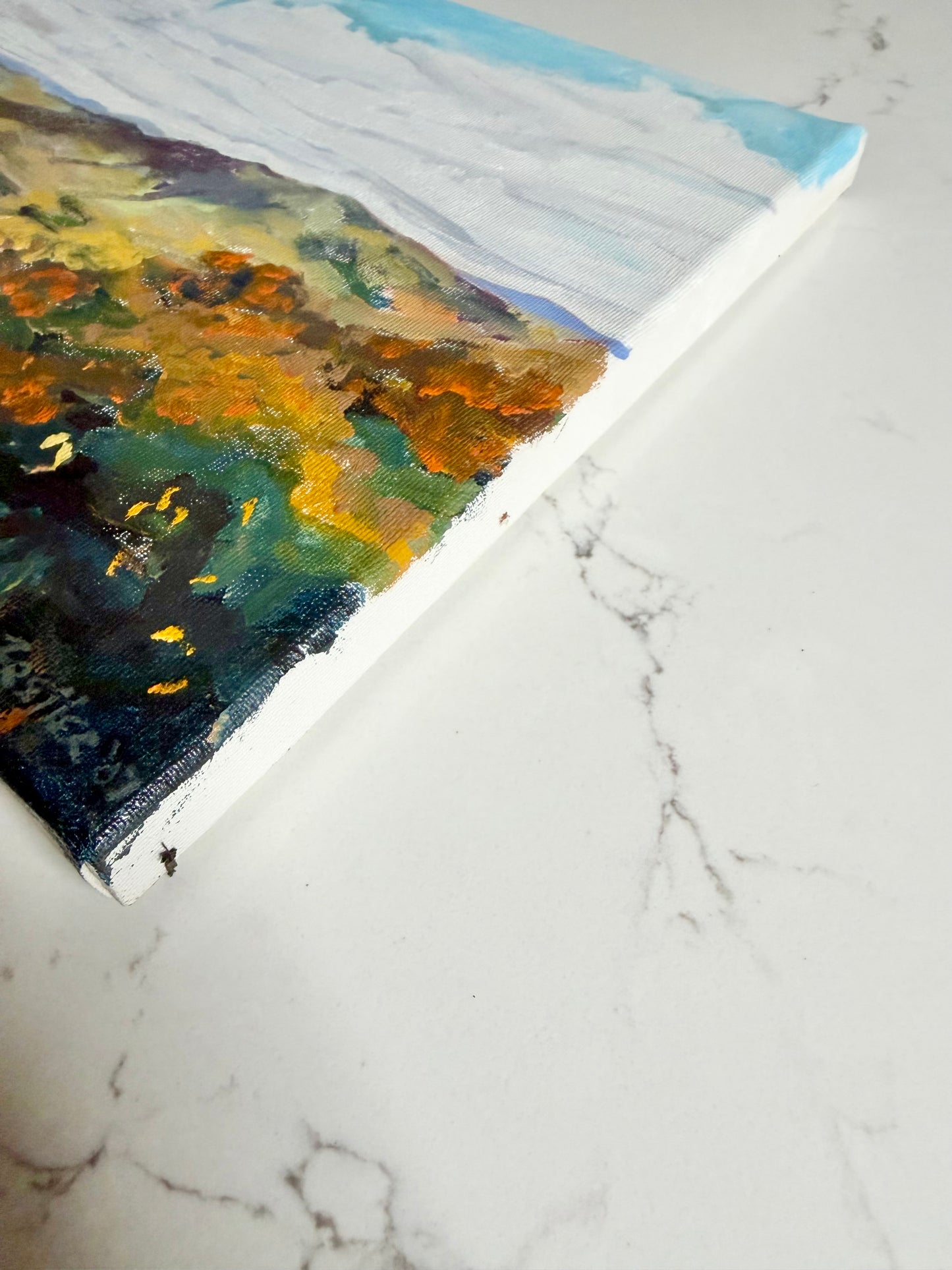 mountain landscape painting