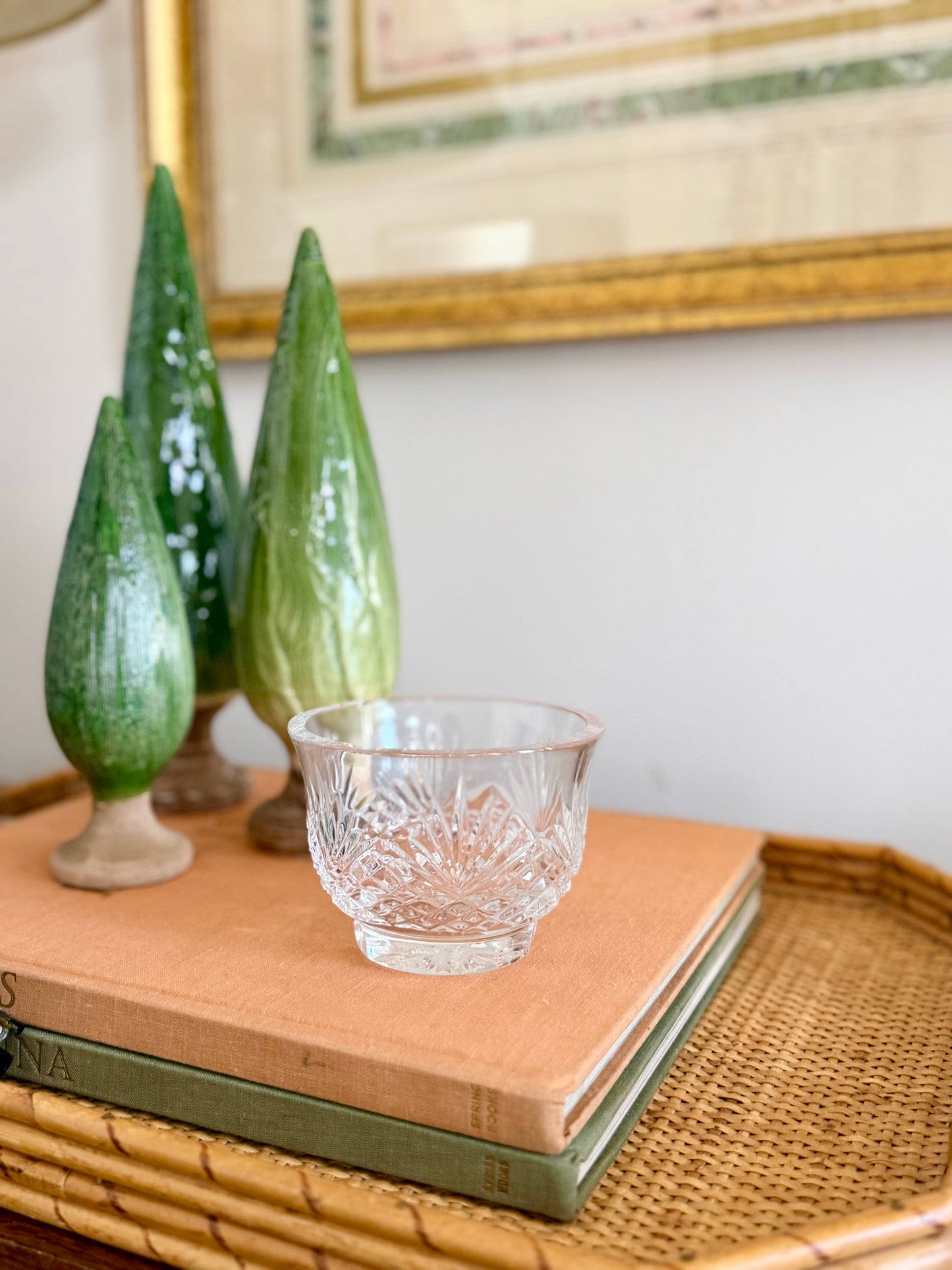 Wedgwood Majesty crystal footed bowl