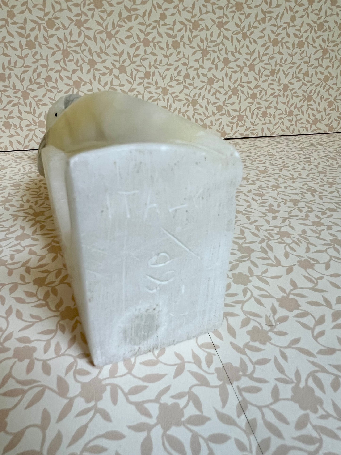 pair of Italian alabaster bird bookends