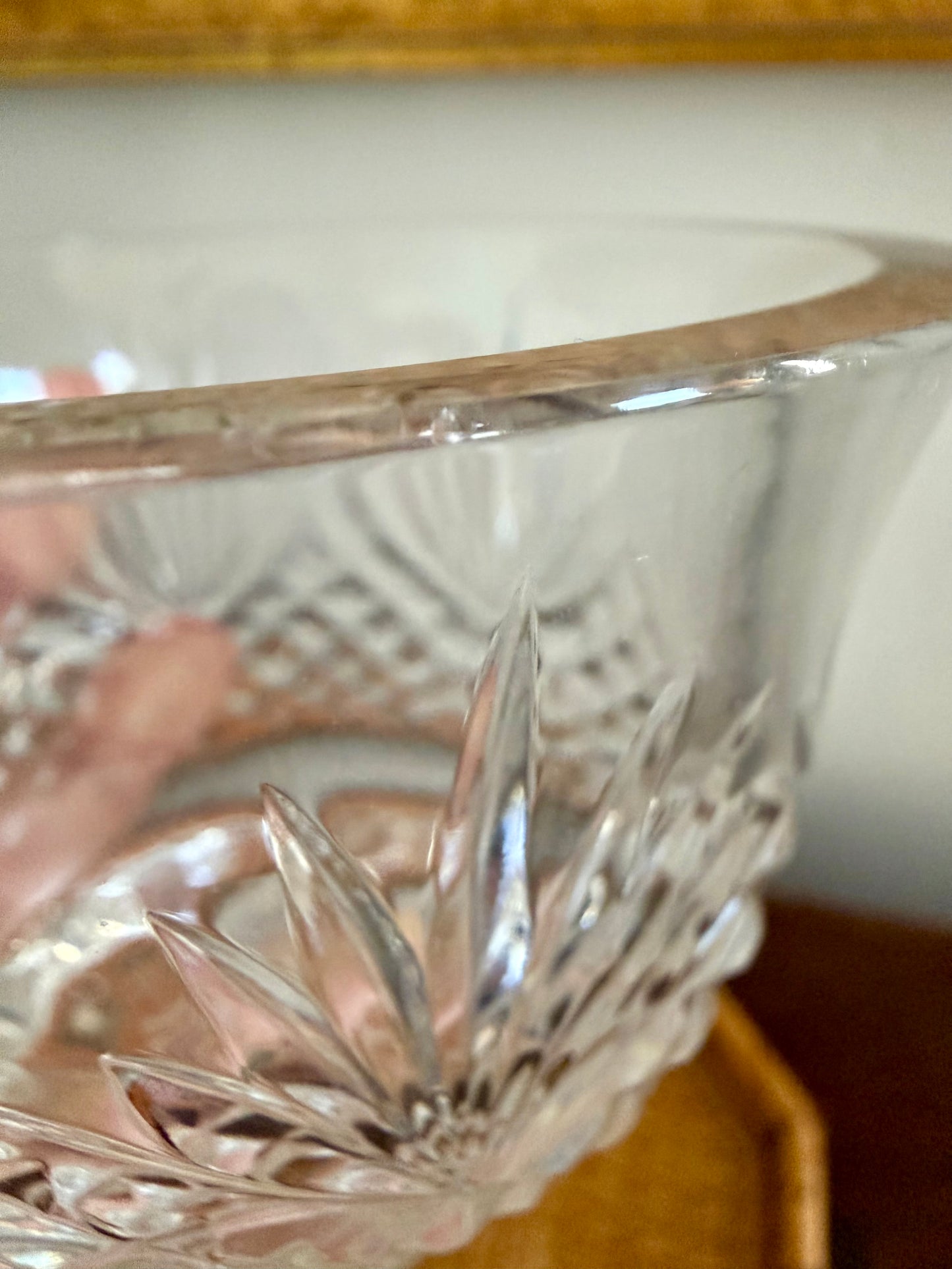 Wedgwood Majesty crystal footed bowl