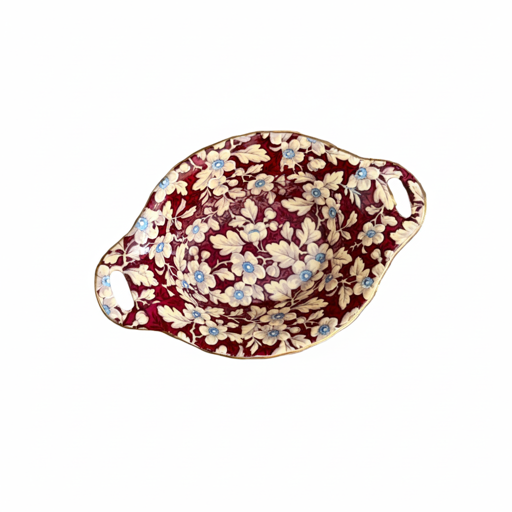 "Brocade" by Lord Nelson chintz handled bowl