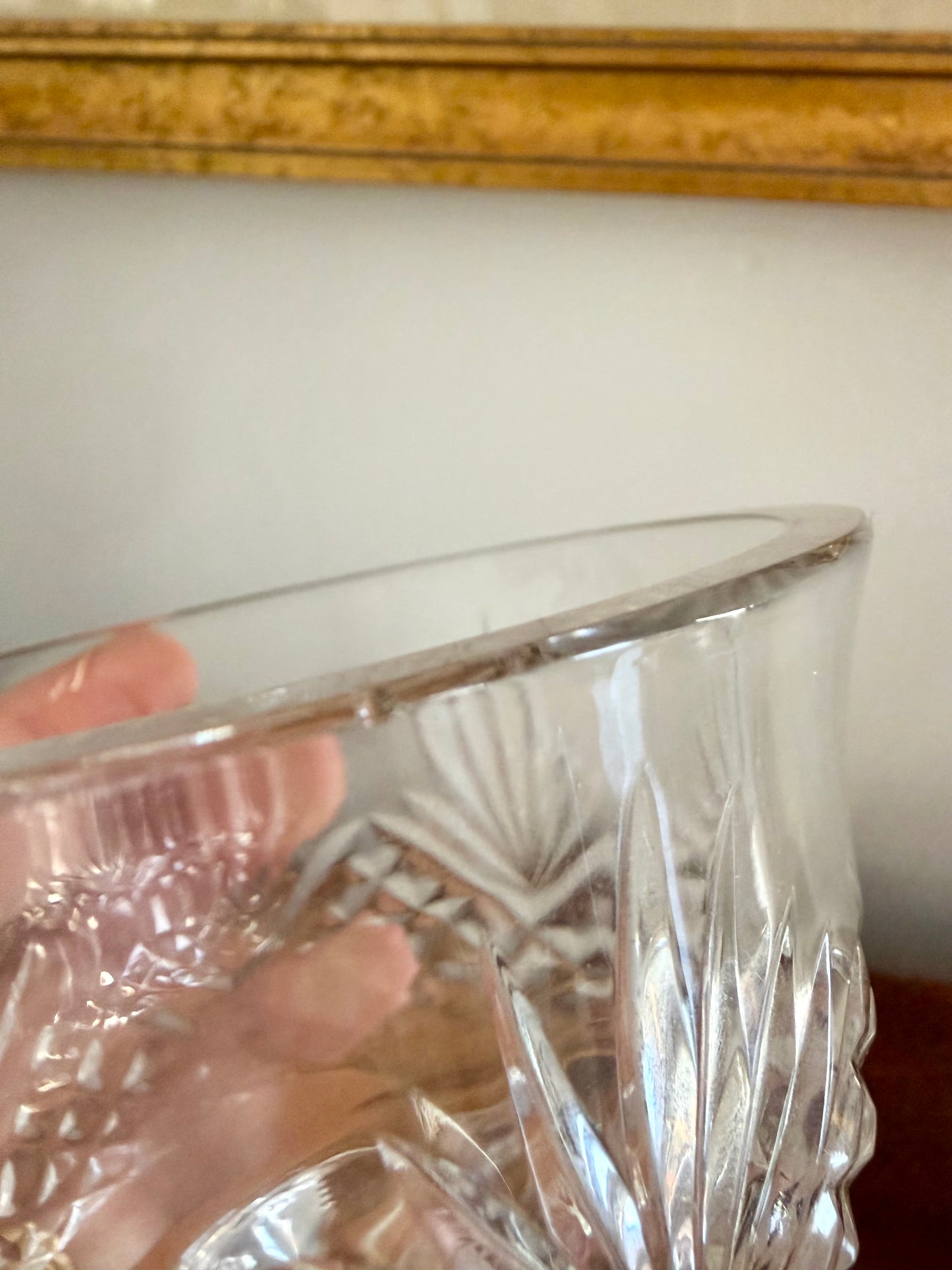Wedgwood Majesty crystal footed bowl