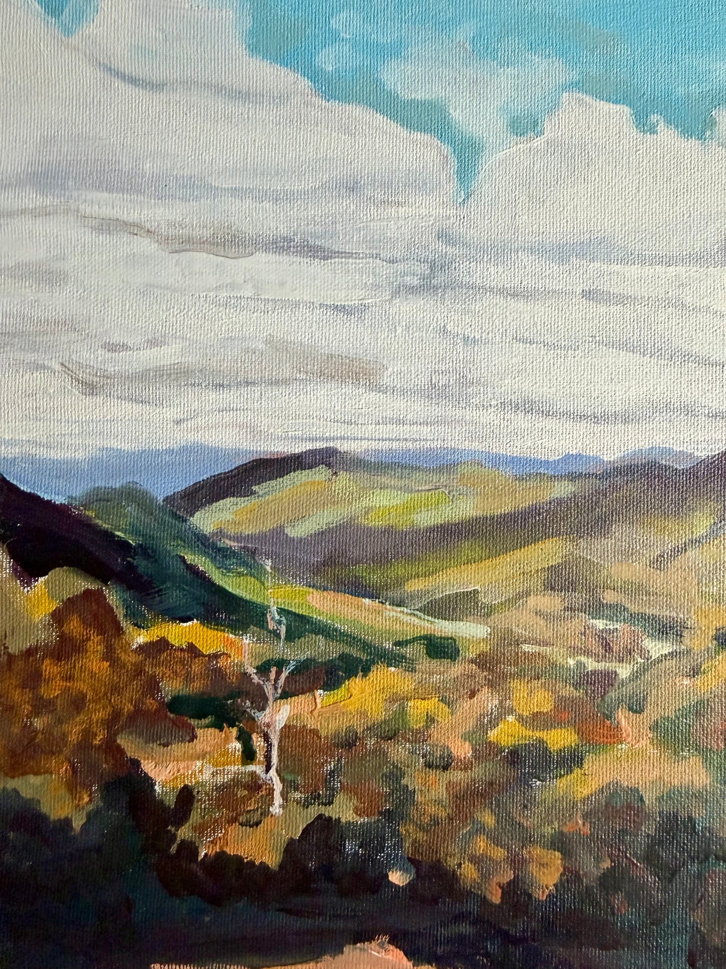 mountain landscape painting