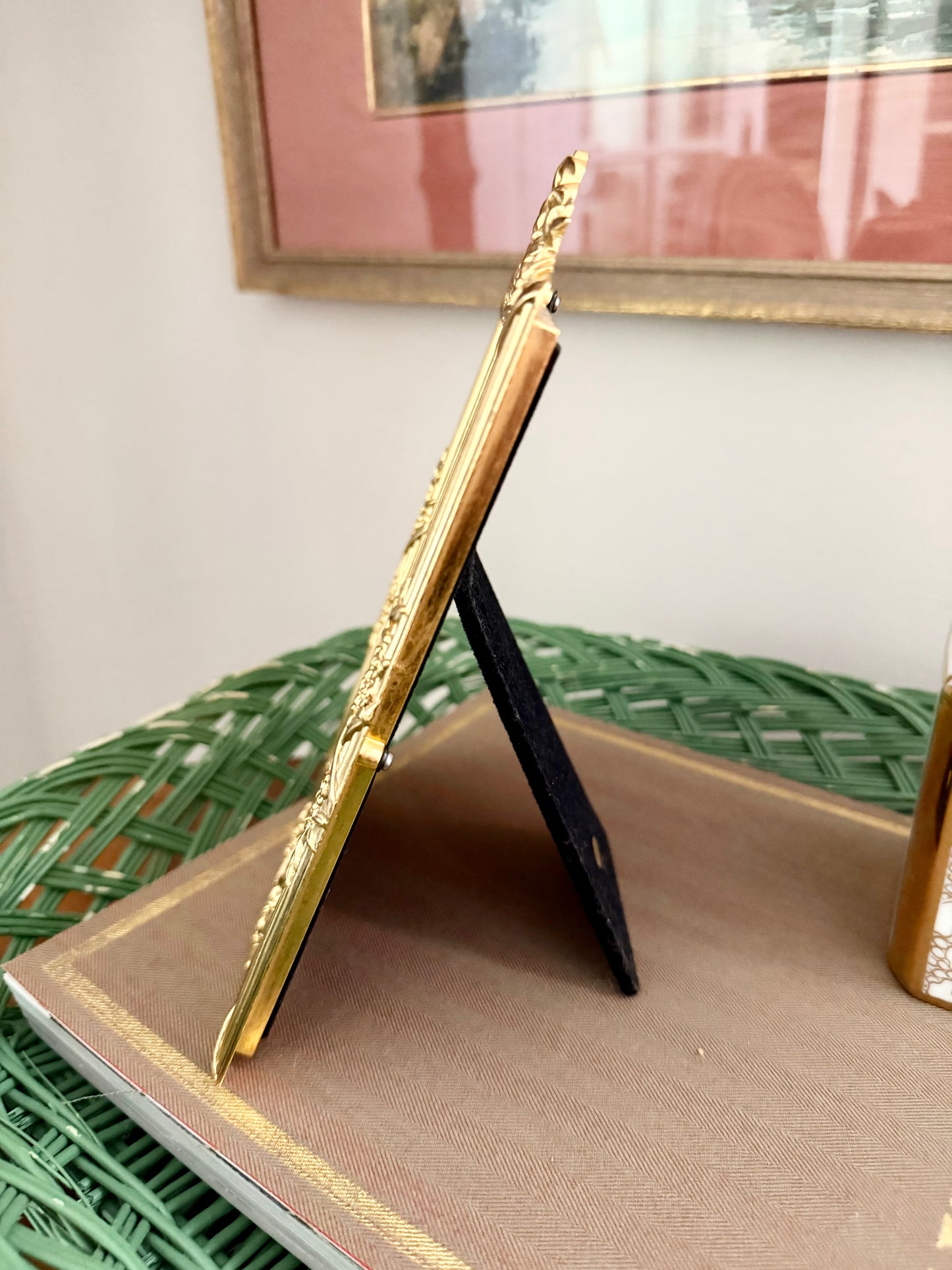Silvestri gold tone picture frame