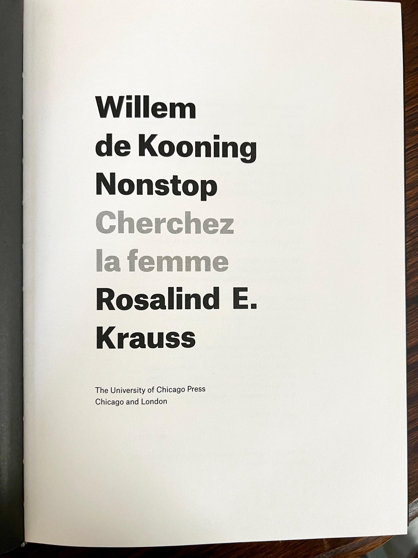 Willem de Kooning: Nonstop art book