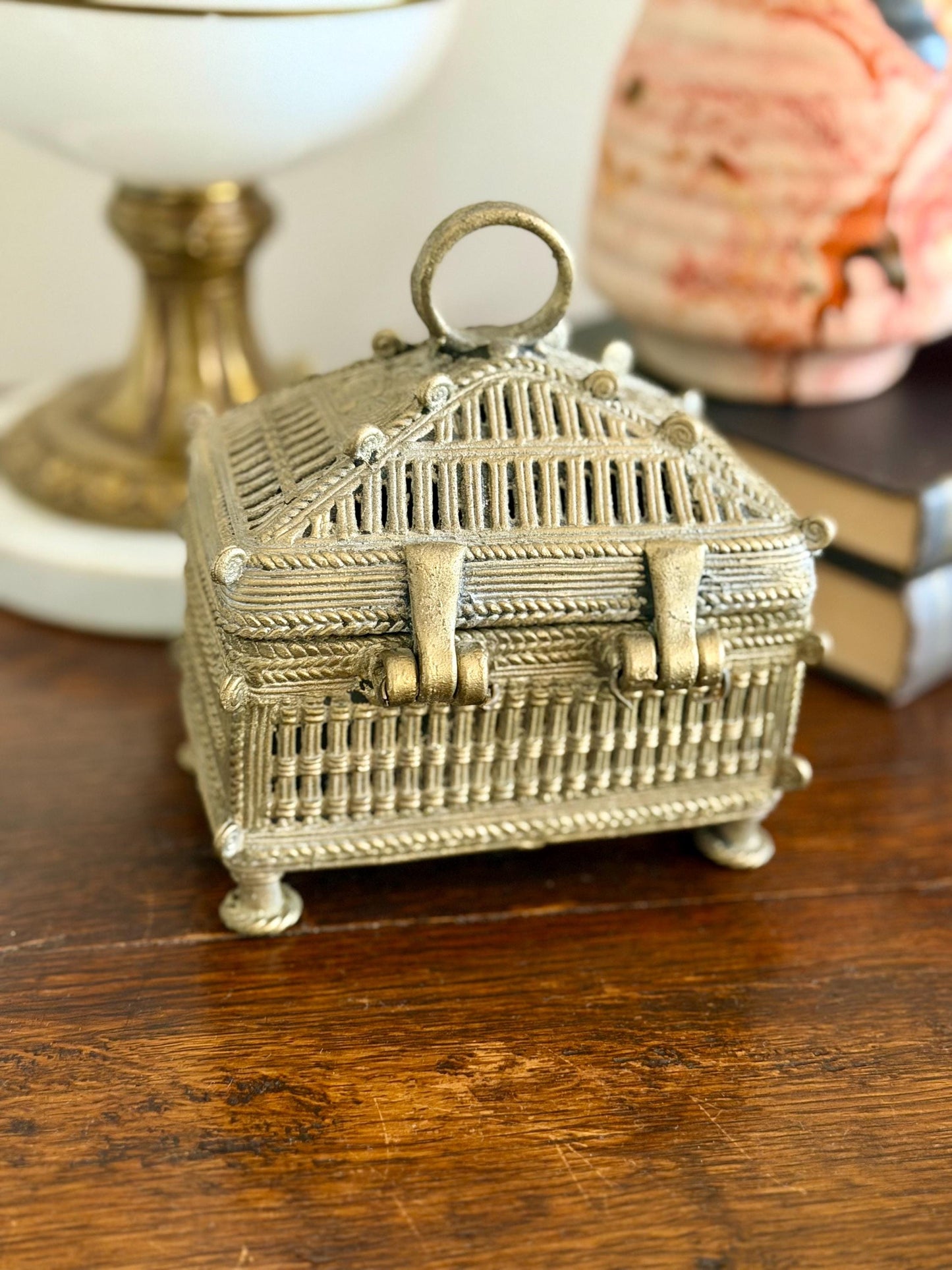 Indian dhokra sandook box