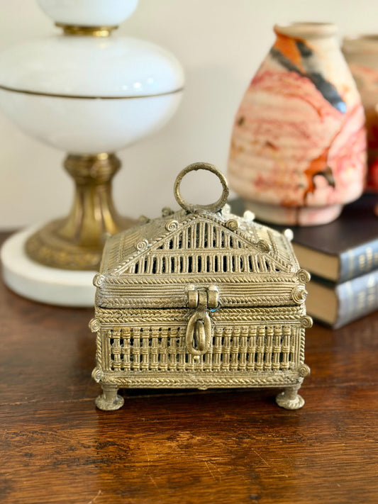 Indian dhokra sandook box