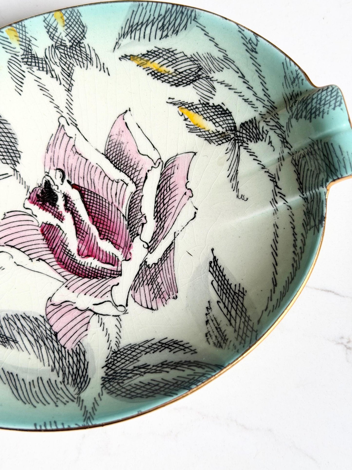 antique Royal Winton Grimwades hand painted dish